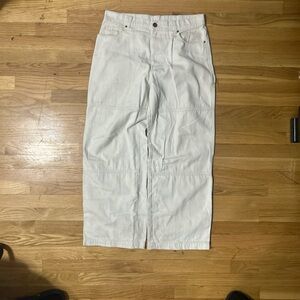 No Boundaries White Relaxed Men Jeans